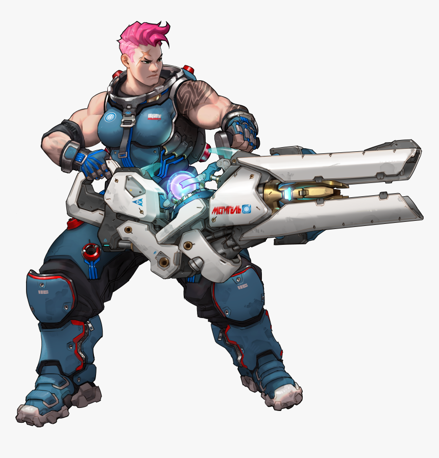 Character Profile Wikia - Zarya Overwatch Concept Art, HD Png Download