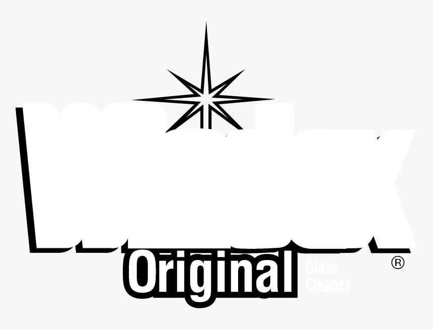 Windex Logo Black And White - Windex, HD Png Download