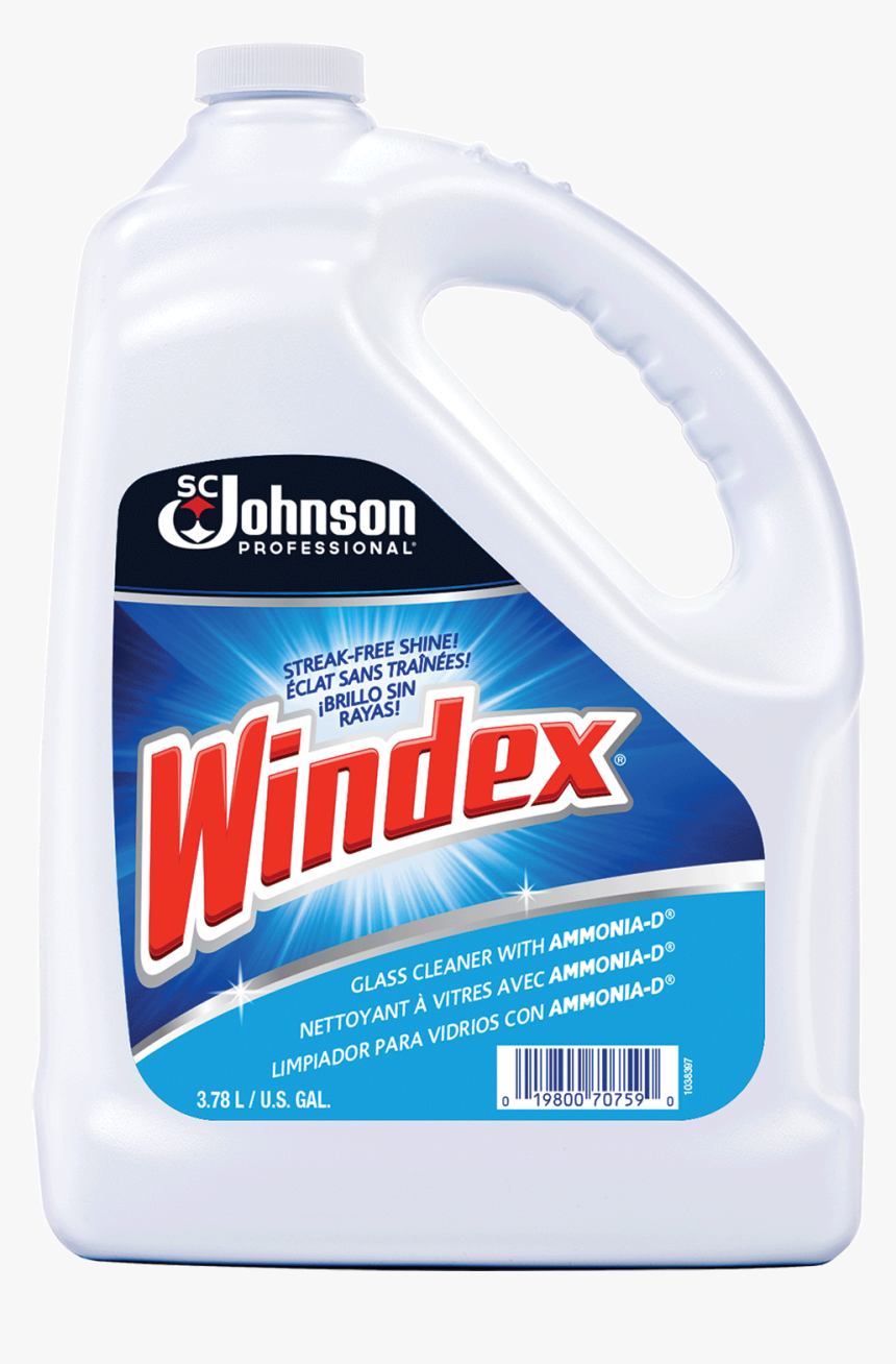 Windex Glass Cleaner With Ammonia-d Cleaning Supplies - Transparent Windex, HD Png Download