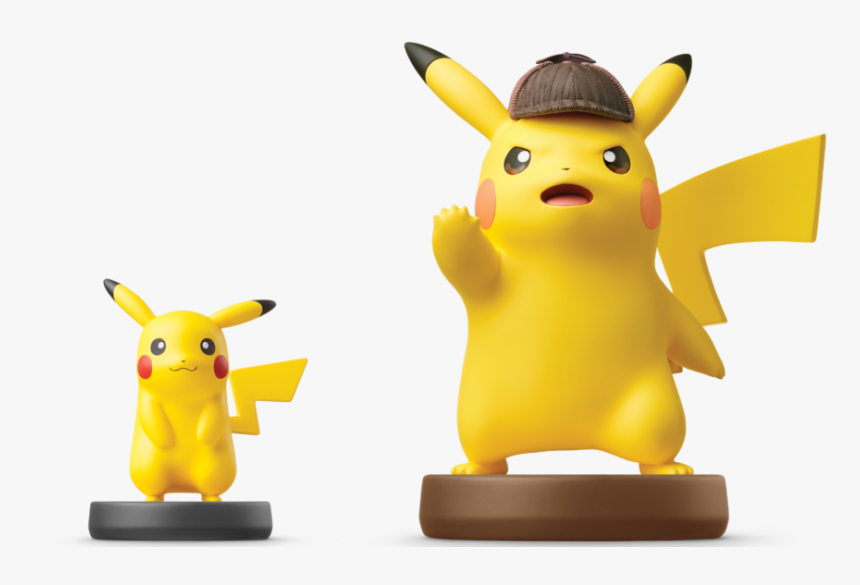 Giant Detective Pikachu Amiibo, HD Png Download
