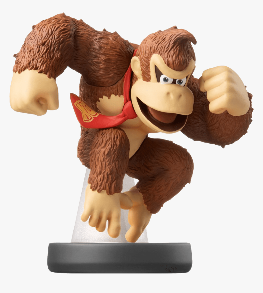 Amiibo Super Smash Bros - Donkey Kong Smash Amiibo, HD Png Download