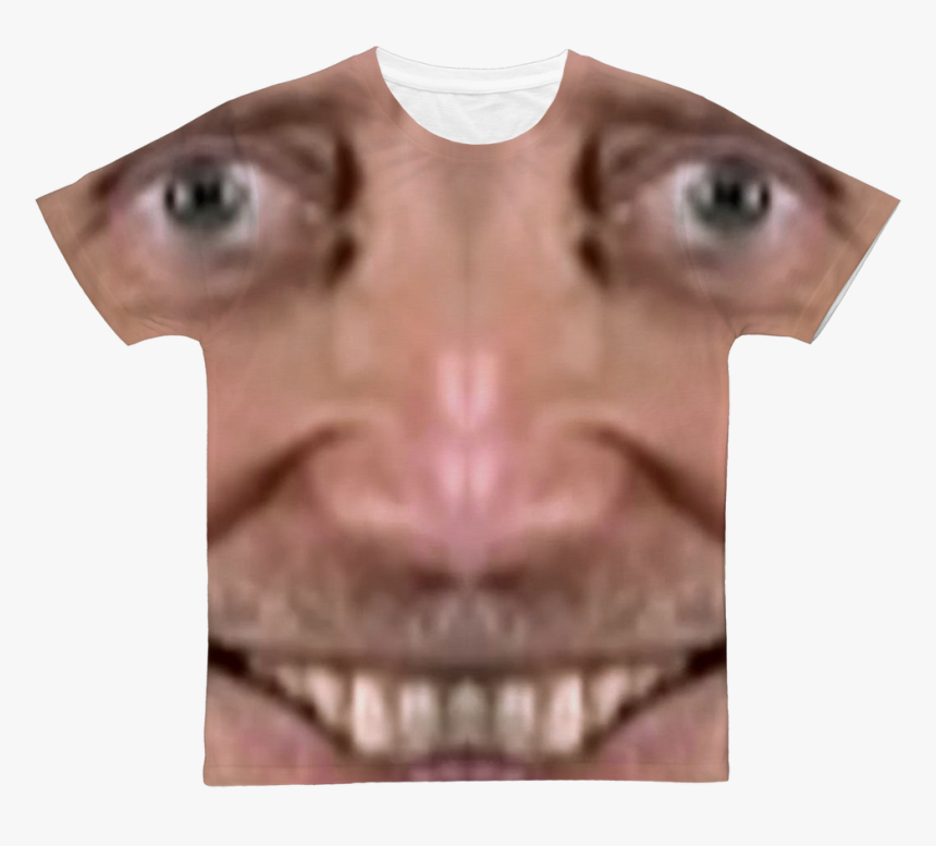 Michael Rosen ﻿classic Sublimation Adult T-shirt 
 - Michael Rosen Funny Face, HD Png Download