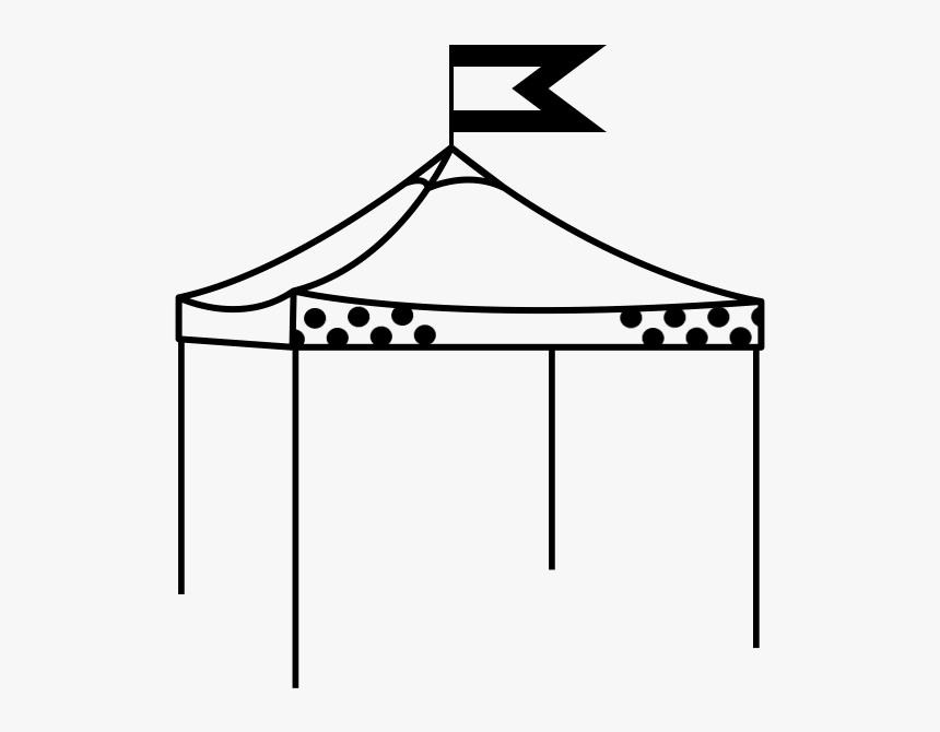 Luxe Event Rental Tent Icon - Event Tent Png Icon, Transparent Png