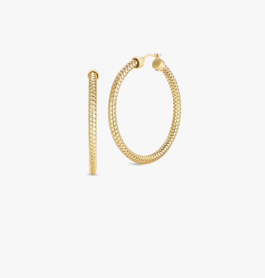 Transparent Hoop Earring Png - Body Jewelry, Png Download