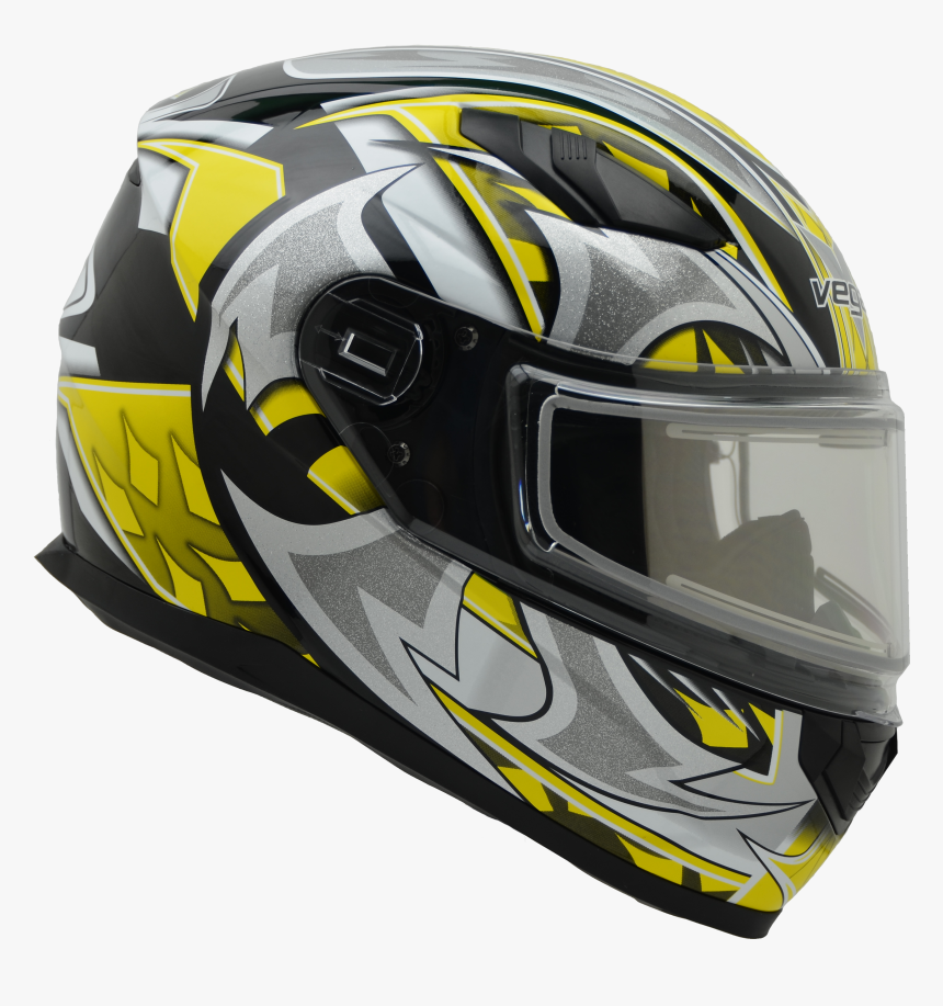 Vega Ultra Full Face Snownmobile Helmet With Heated - Motorcycle Helmet, HD Png Download