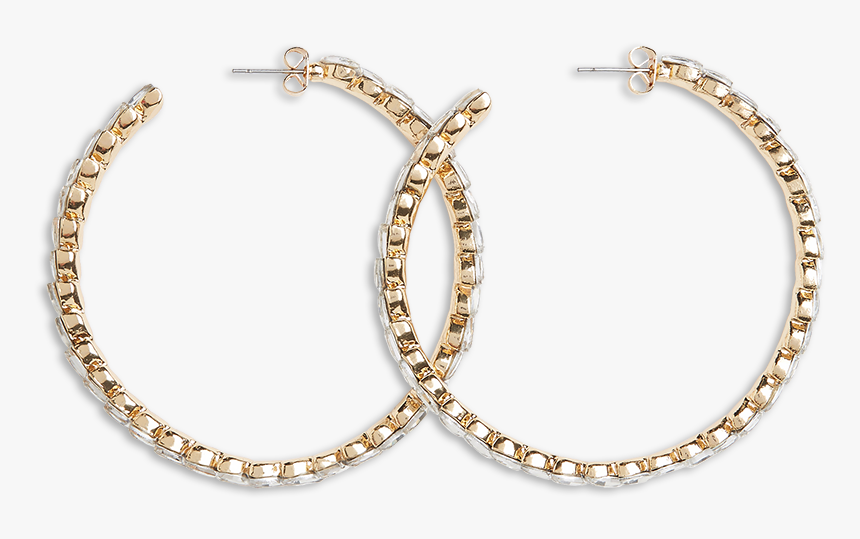 Hoop Earrings Yellow - Necklace, HD Png Download