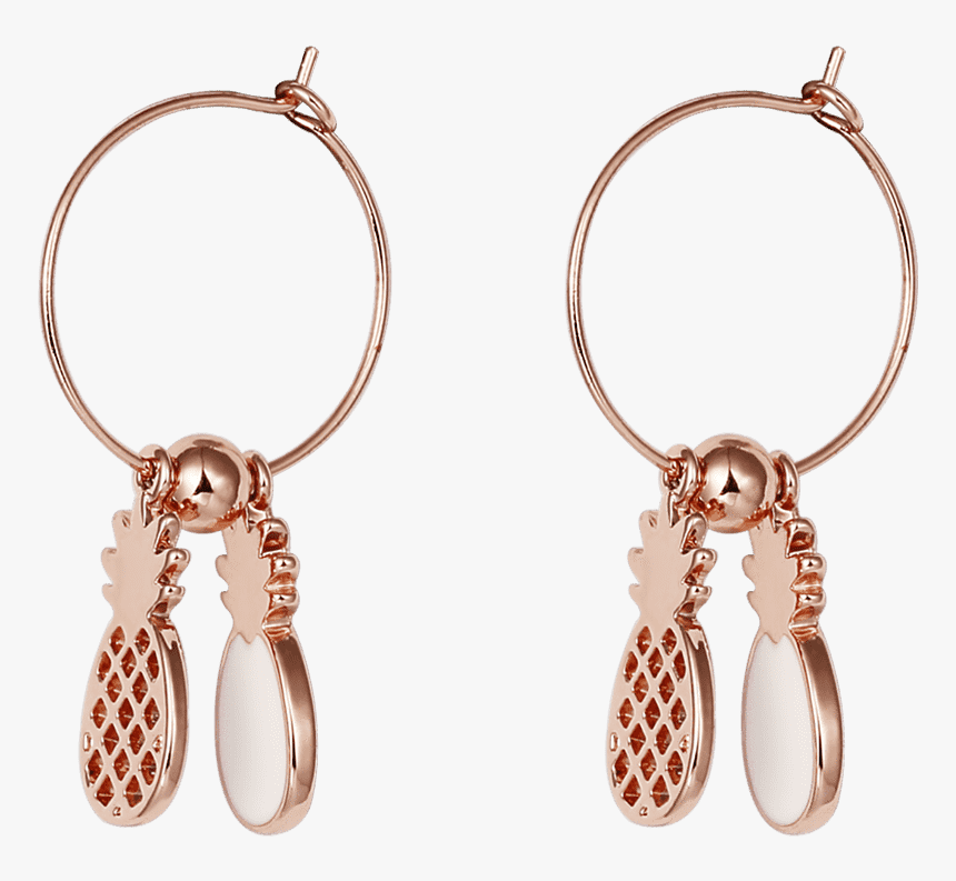 Zegl Pineapple Shaped Hoop Earrings Korean Style Women - Earrings, HD Png Download