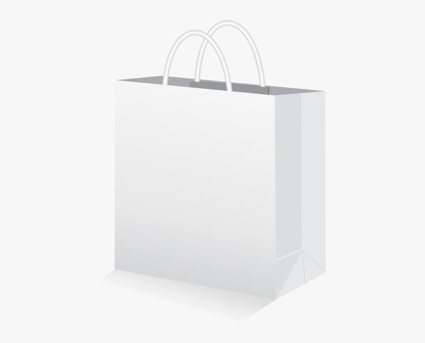 White Colour Paper Bag, HD Png Download