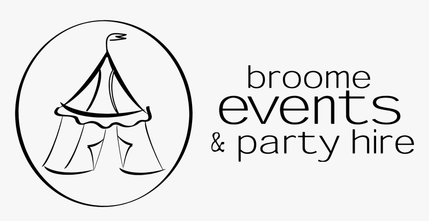 Broome Events And Party Hire - Line Art, HD Png Download