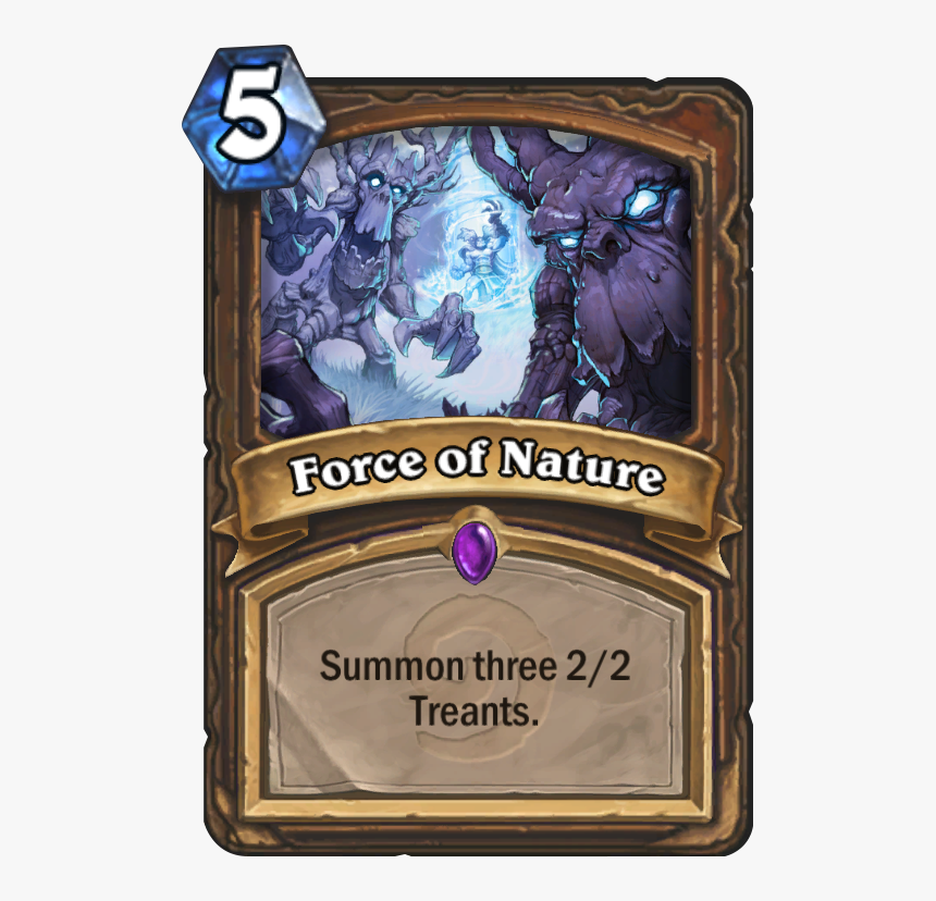 Force Of Nature Hearthstone, HD Png Download