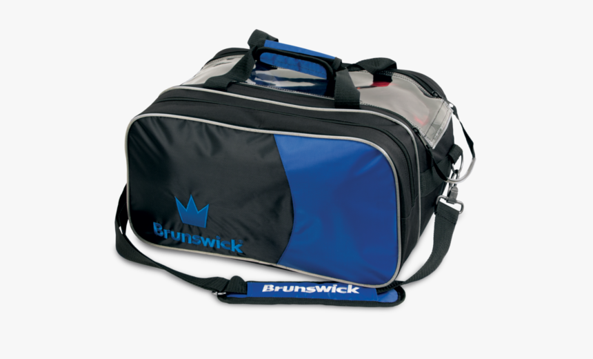 59 Bs2402 002 Crown Double Tote Royal Wpouch - Tote Bag, HD Png Download