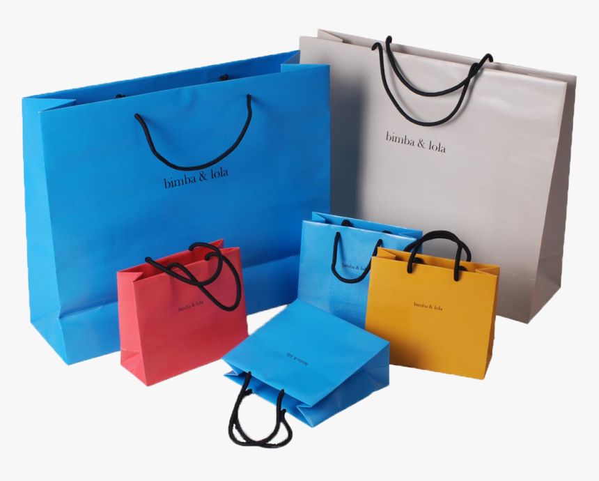 Printed Paper Bag Png, Transparent Png