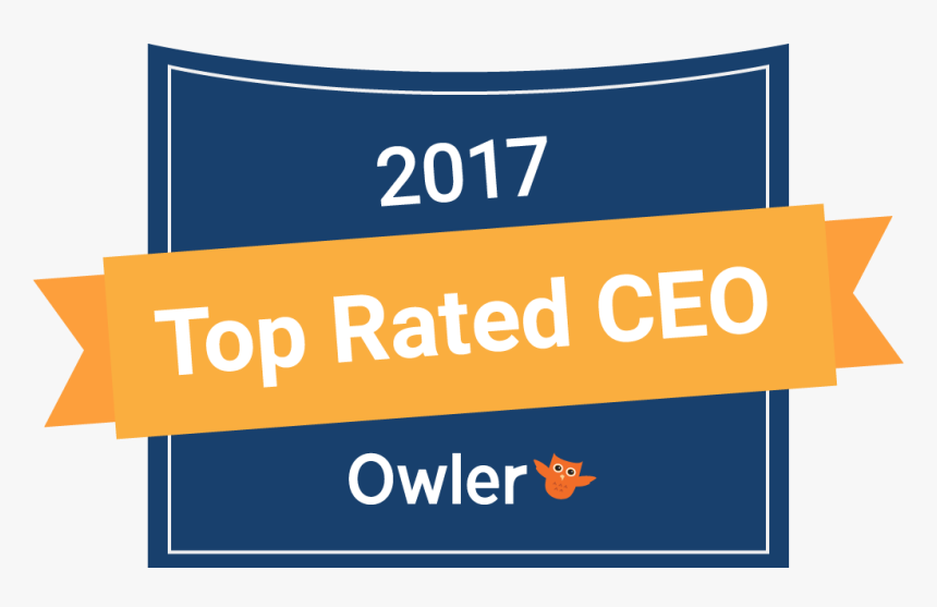 2017 Owler Top Rated Ceo, HD Png Download