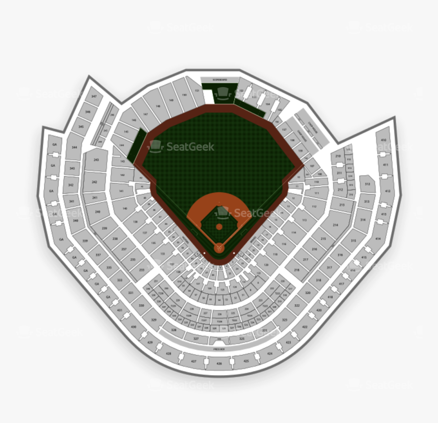 Section 325 Suntrust Park, HD Png Download