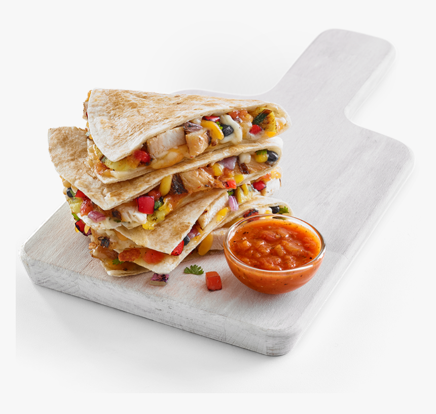 Tropical Smoothie Jerk Chicken Quesadilla, HD Png Download