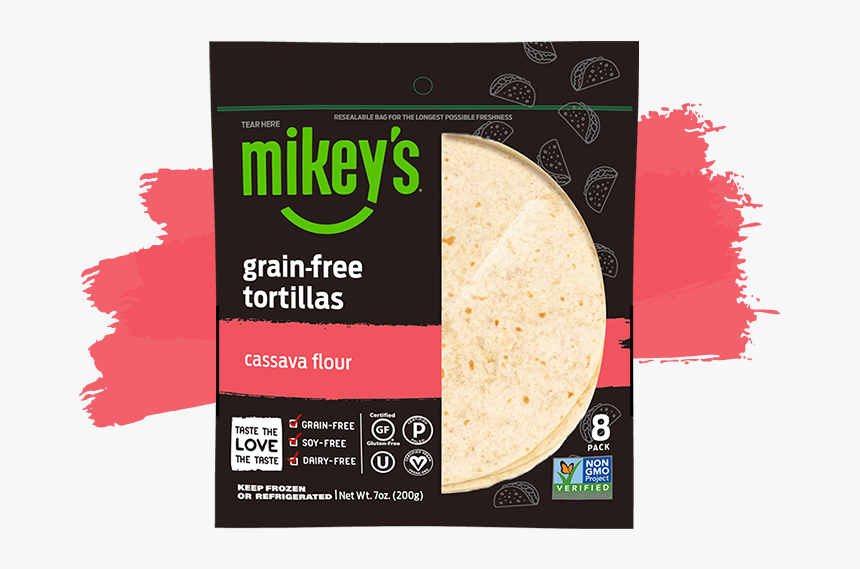 Mikey's Grain Free Tortillas, HD Png Download
