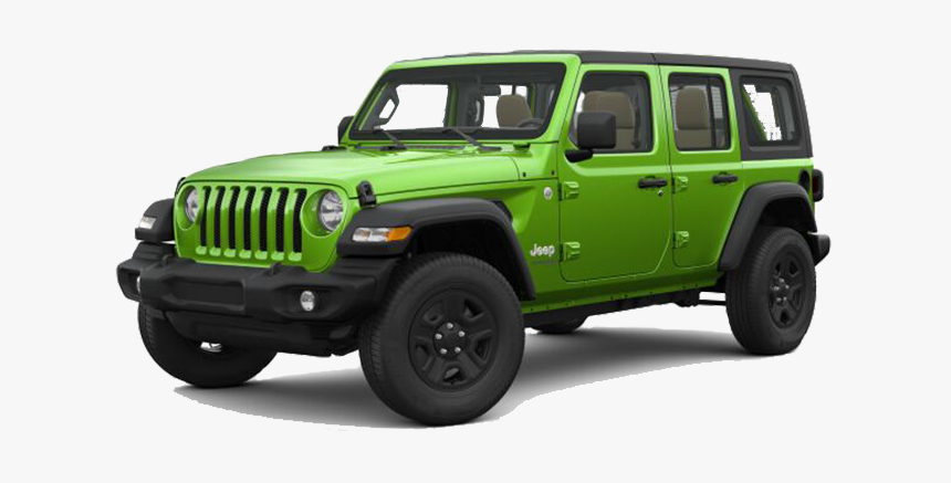 2018 Jeep Wrangler Green - 2019 Jeep Wrangler Sport, HD Png Download
