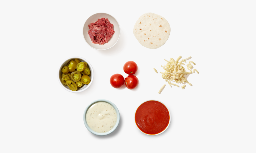 Beef & Monterey Jack Quesadillas With Dressed Tomatoes - Bush Tomato, HD Png Download