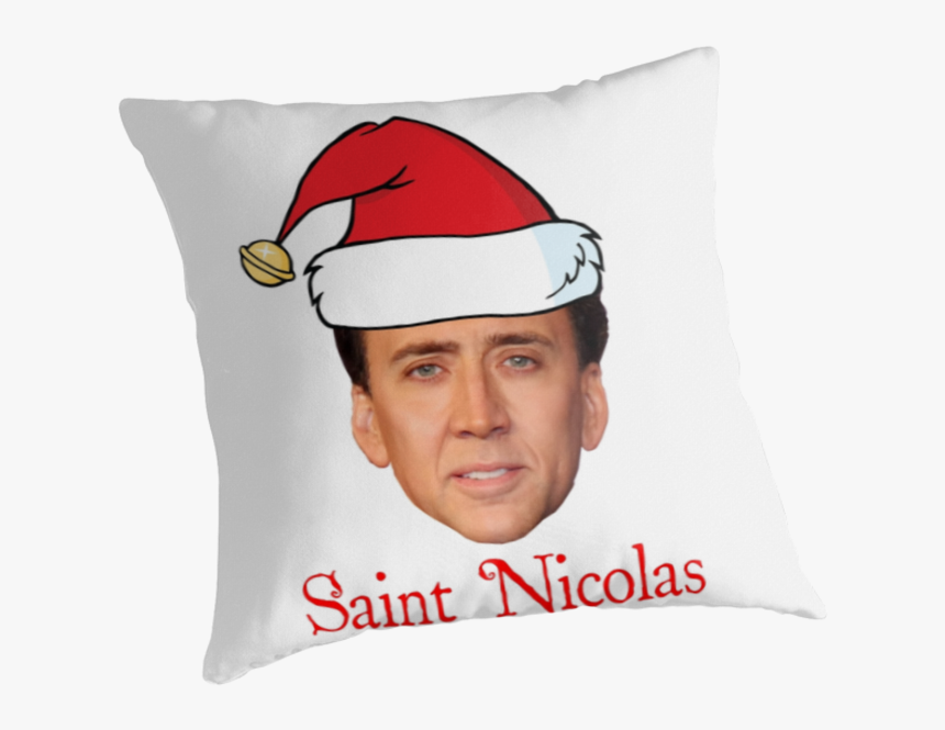 Free Nicolas Cage Png - Cushion, Transparent Png
