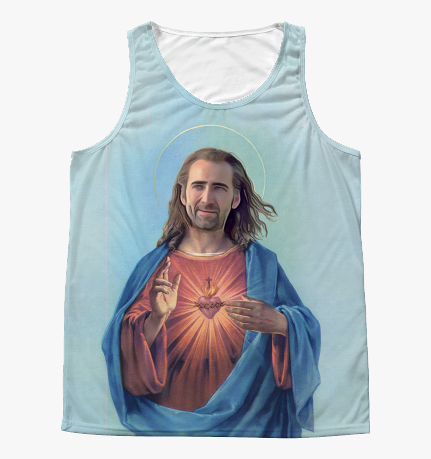 Nicolas Cage As Jesus Tank, HD Png Download