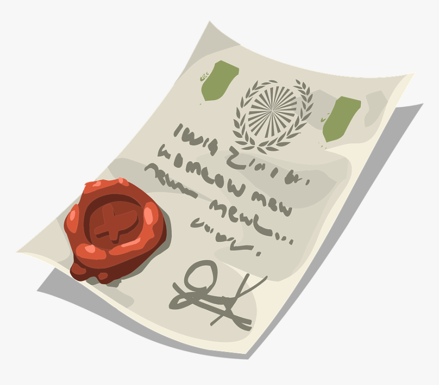 Letter, Sealing Wax, Seal, Wax, Stamp, Vintage, Paper - Mercedes Benz Stamp Of Approval, HD Png Download