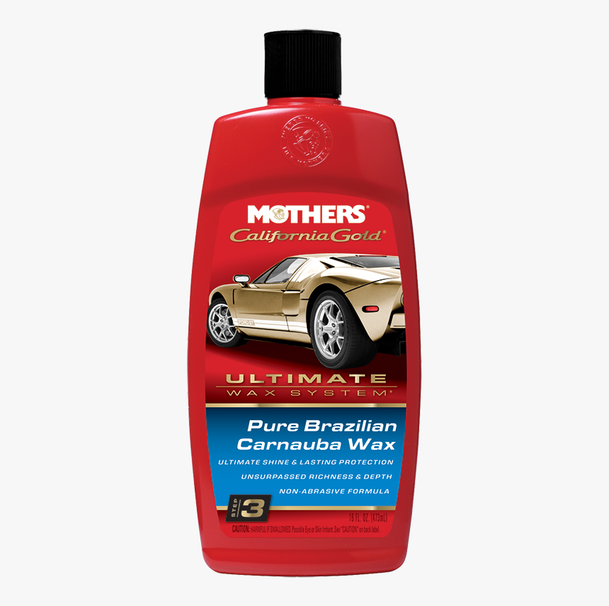 California Gold Pure Brazilian Carauba Wax-liquid - Mothers Pure Brazilian Carnauba Wax, HD Png Download