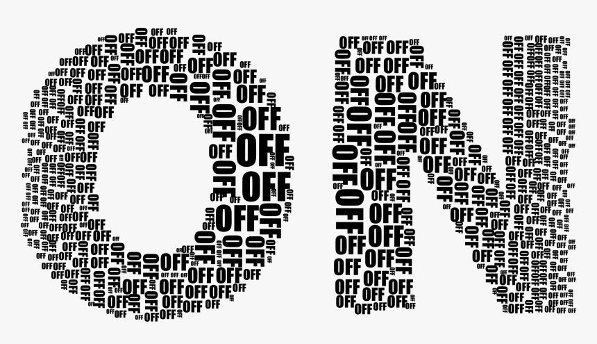 On And Off Black Clip Arts, HD Png Download