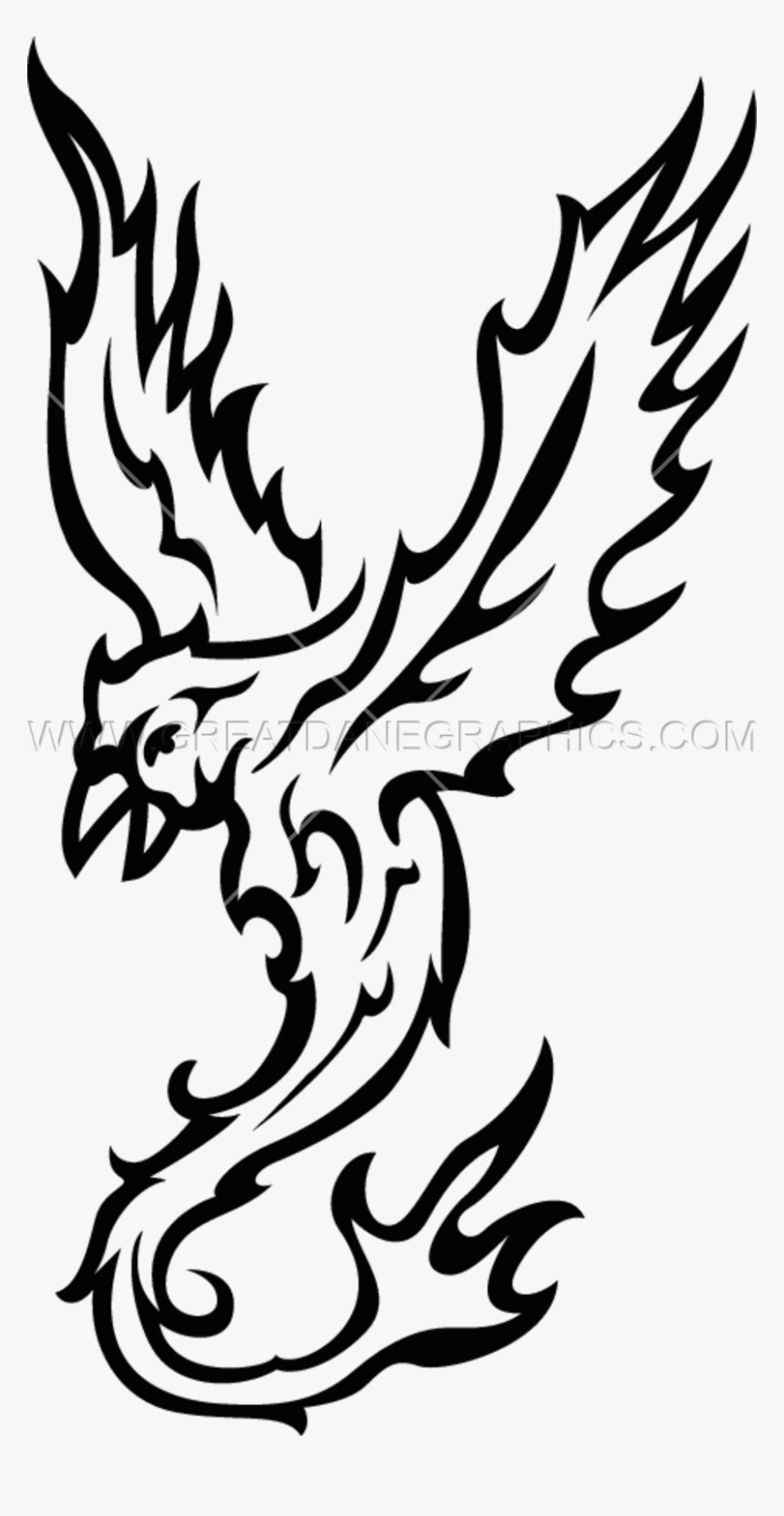 Transparent Phoenix Clipart Black And White - Transparent Phoenix White Head, HD Png Download