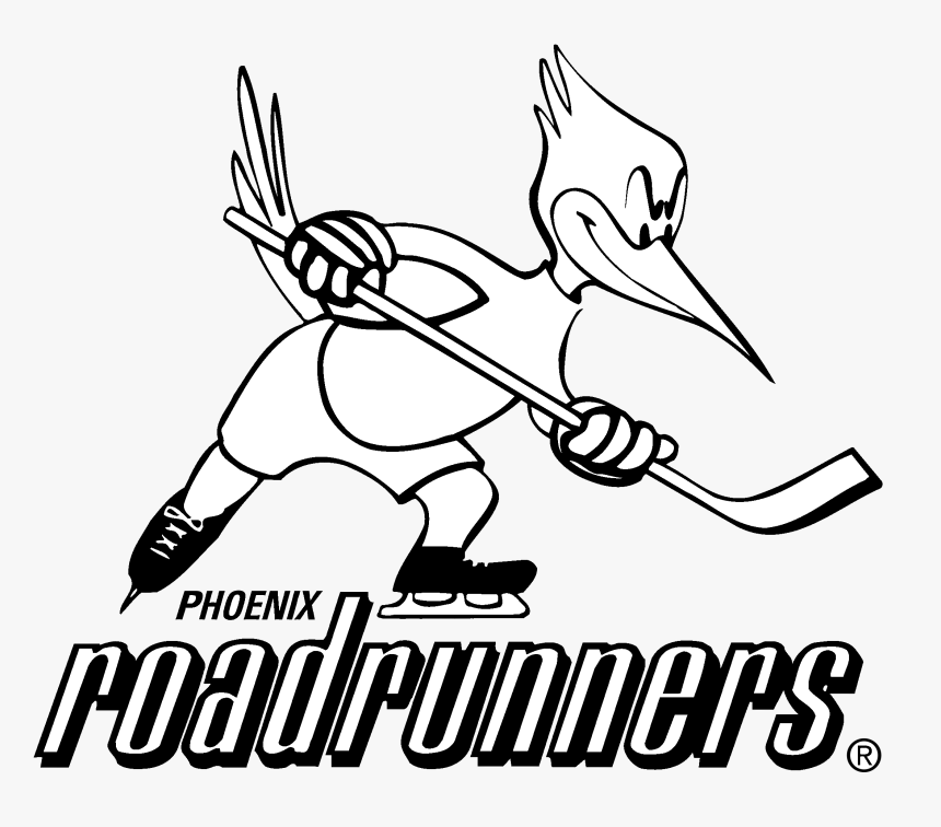 Phoenix Roadrunners Logo Black And White - Phoenix Roadrunners Logo, HD Png Download