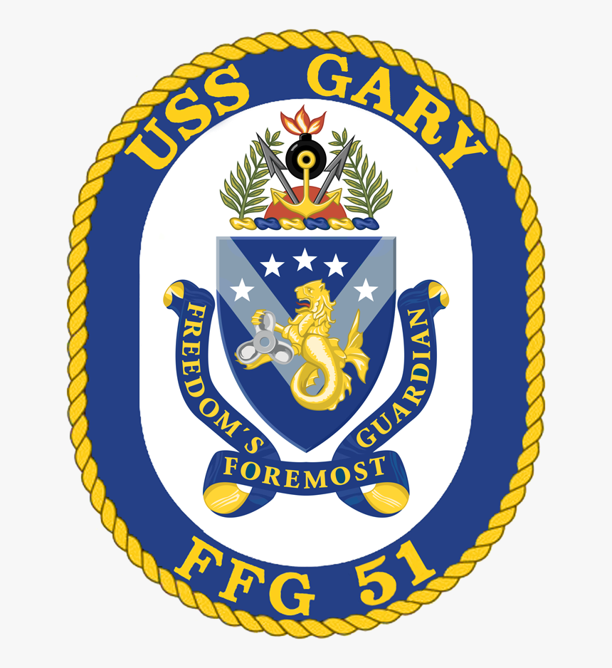 Uss Gary Ffg-51 Crest - Uss Gary, HD Png Download