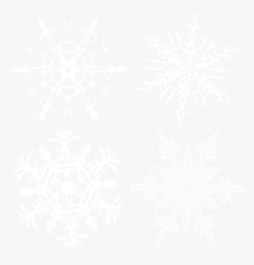 White Snowflake Transparent, HD Png Download