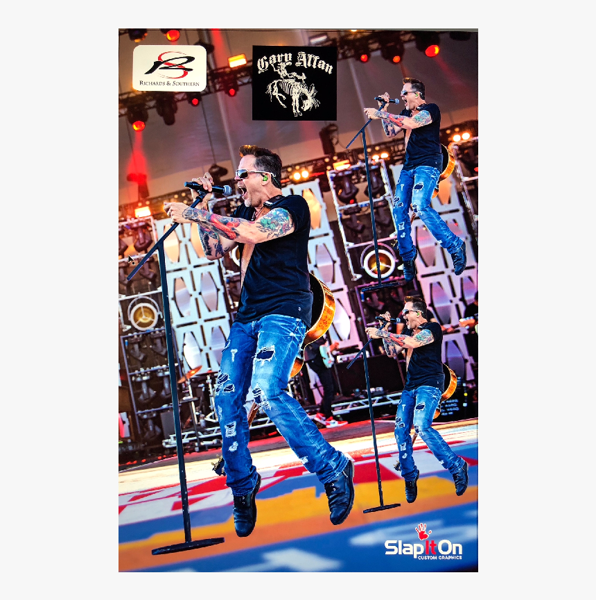 Gary Allan Reusable Vinyl Decal Sheet 
 Title Gary - Poster, HD Png Download