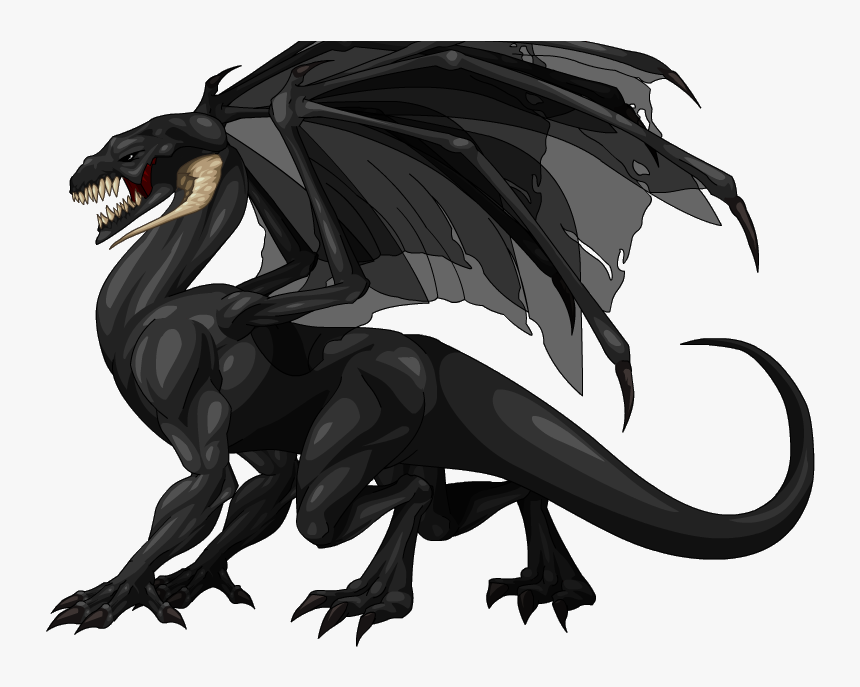Darkness Dragon - Doom Dragon, HD Png Download