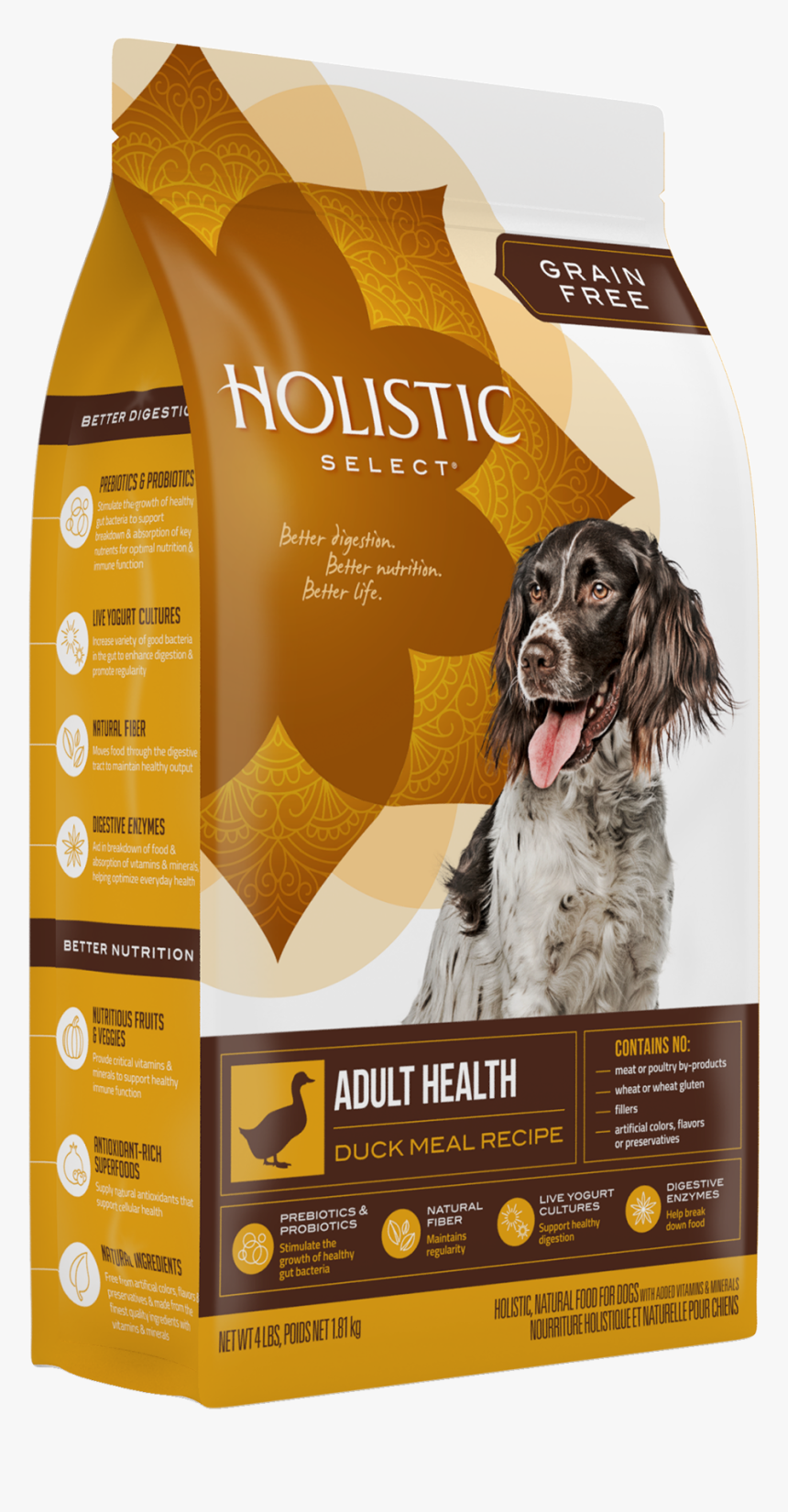 Product Packaging Image - Holistic Fish Dog Food, HD Png Download