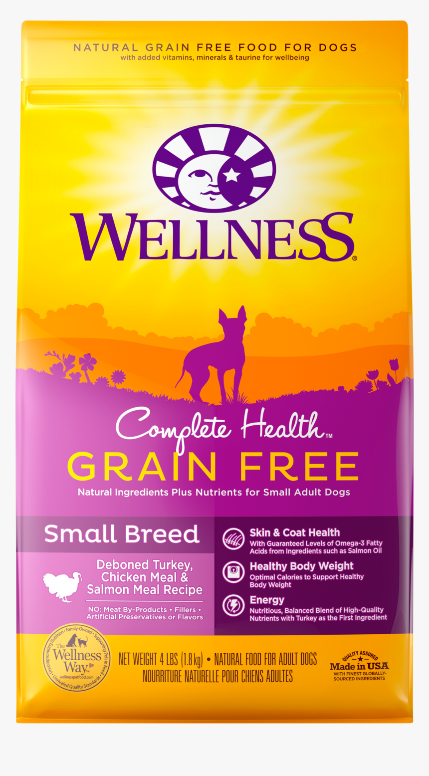 Complete Health Grain Free Small Breed - Wellness Complete Health Grain Free Small Breed, HD Png Download