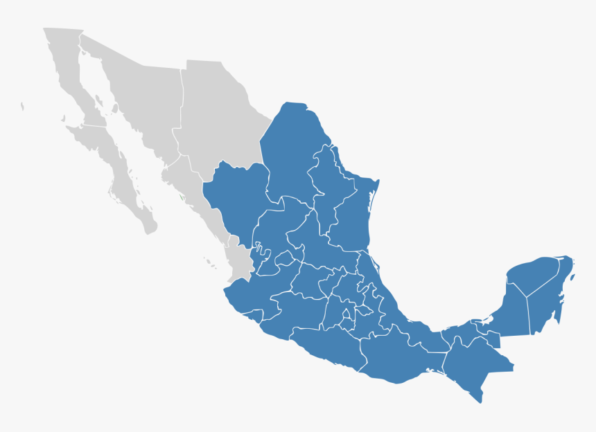 Mexico Map, HD Png Download