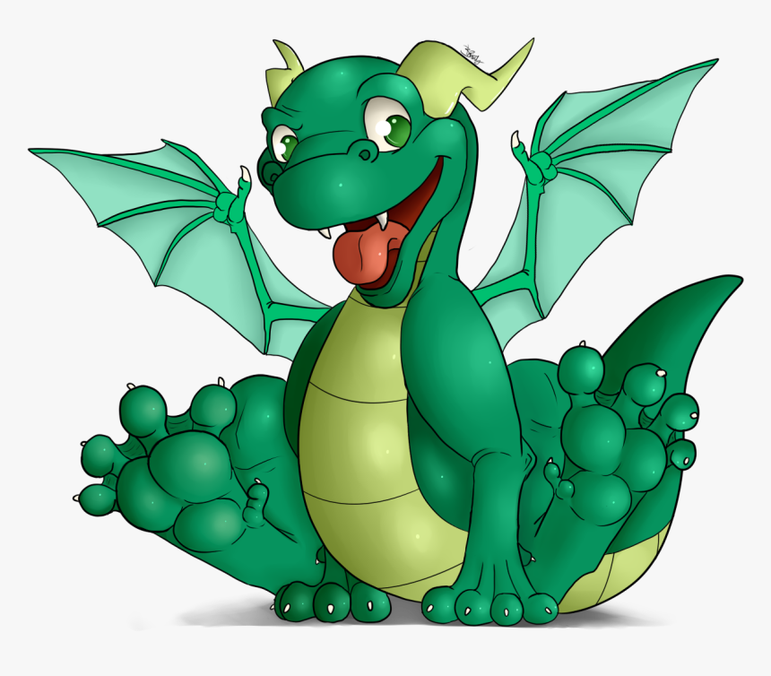 Baby Dragon Toes - Cartoon, HD Png Download