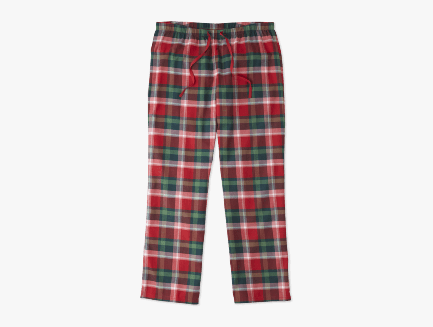 green plaid pajama pants