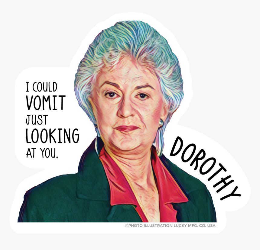 Golden Girls Quotes Sticker Set - Senior Citizen, HD Png Download