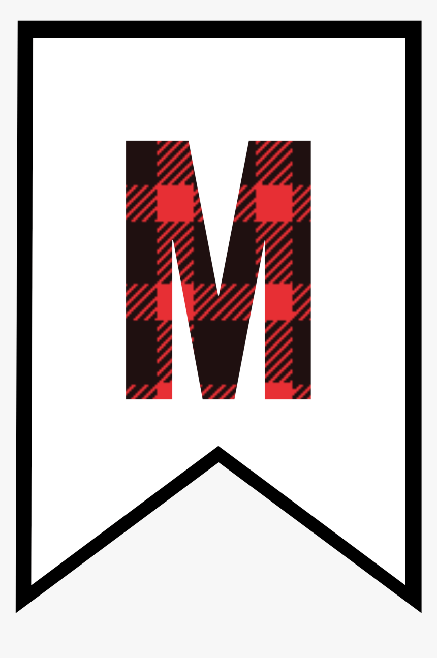 Pin By Deirdre Lodeski On Christmas - Buffalo Plaid Letters Free, HD Png Download