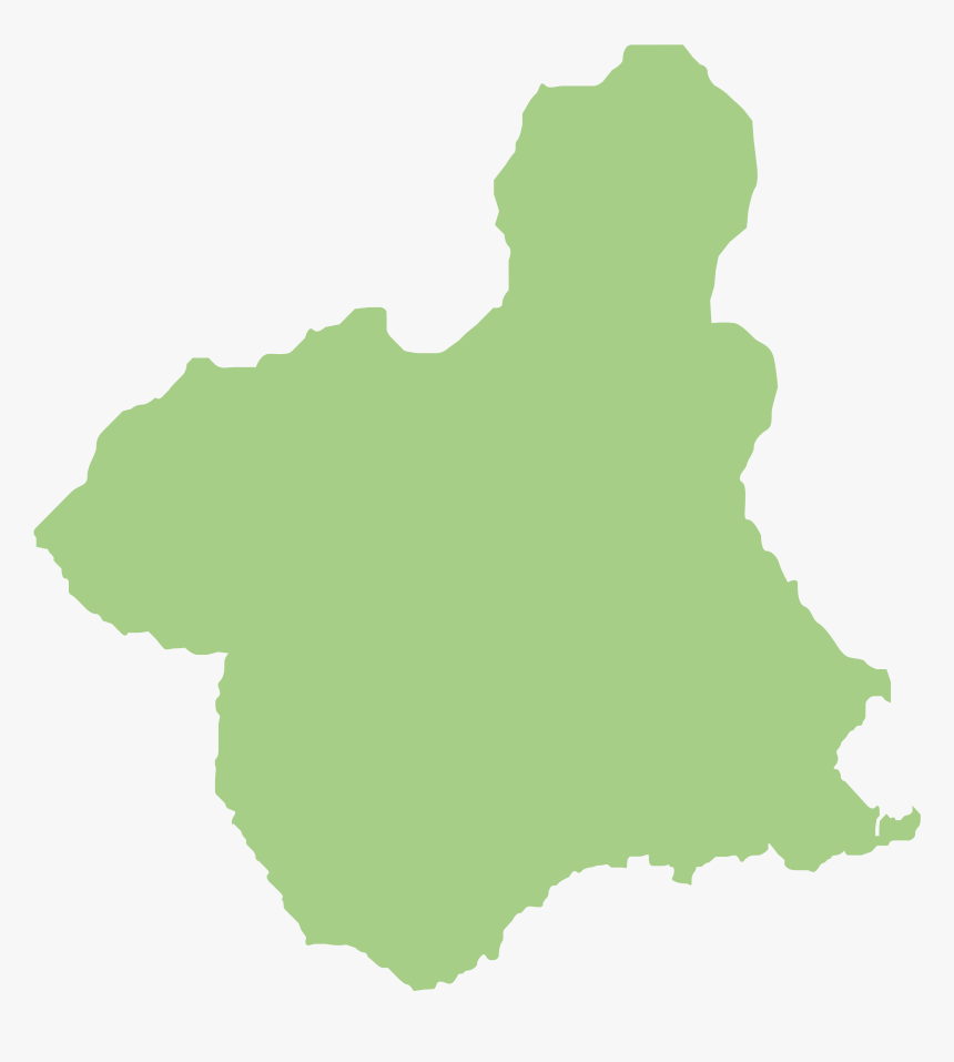 Mapa De La Región De Murcia, HD Png Download