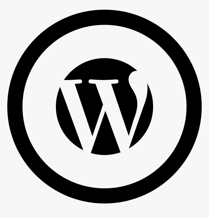 Wordpress Logo In Circular Button - 2 Number In Circle, HD Png Download