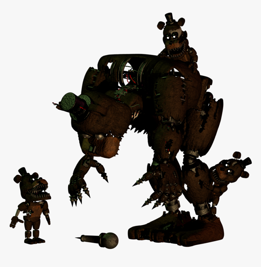 Nightmare Freddy Without Freddles, HD Png Download