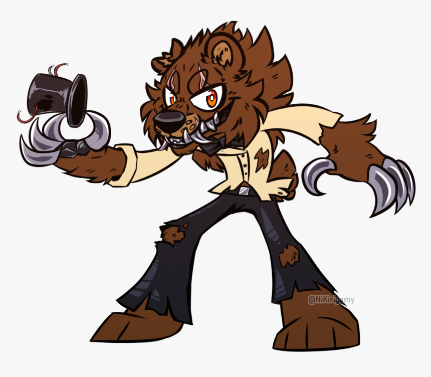 Nightmare Freddy [fnaf4] - Cartoon, HD Png Download