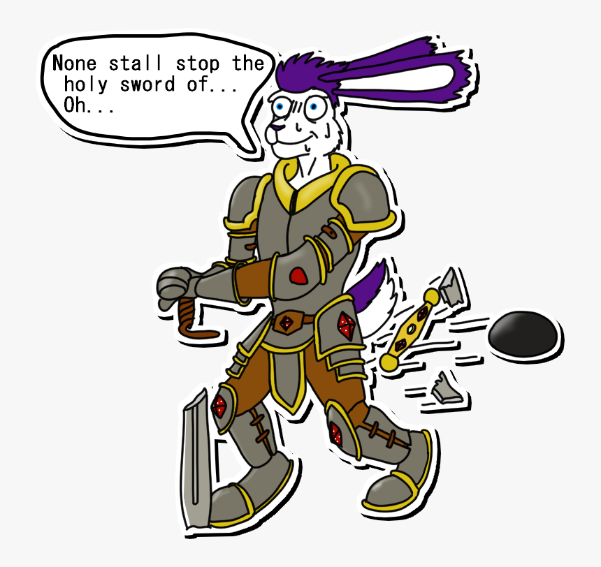 Cloud The Paladin - Cartoon, HD Png Download