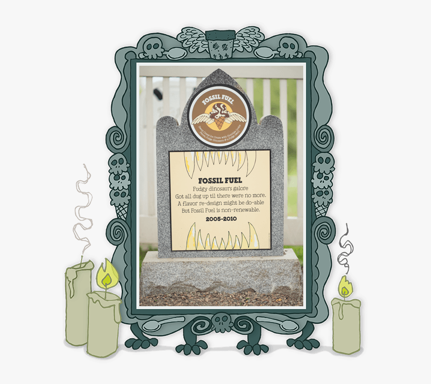 Fossil Fuel Detail - Ben & Jerry's Rainforest Crunch Ice Cream, HD Png Download