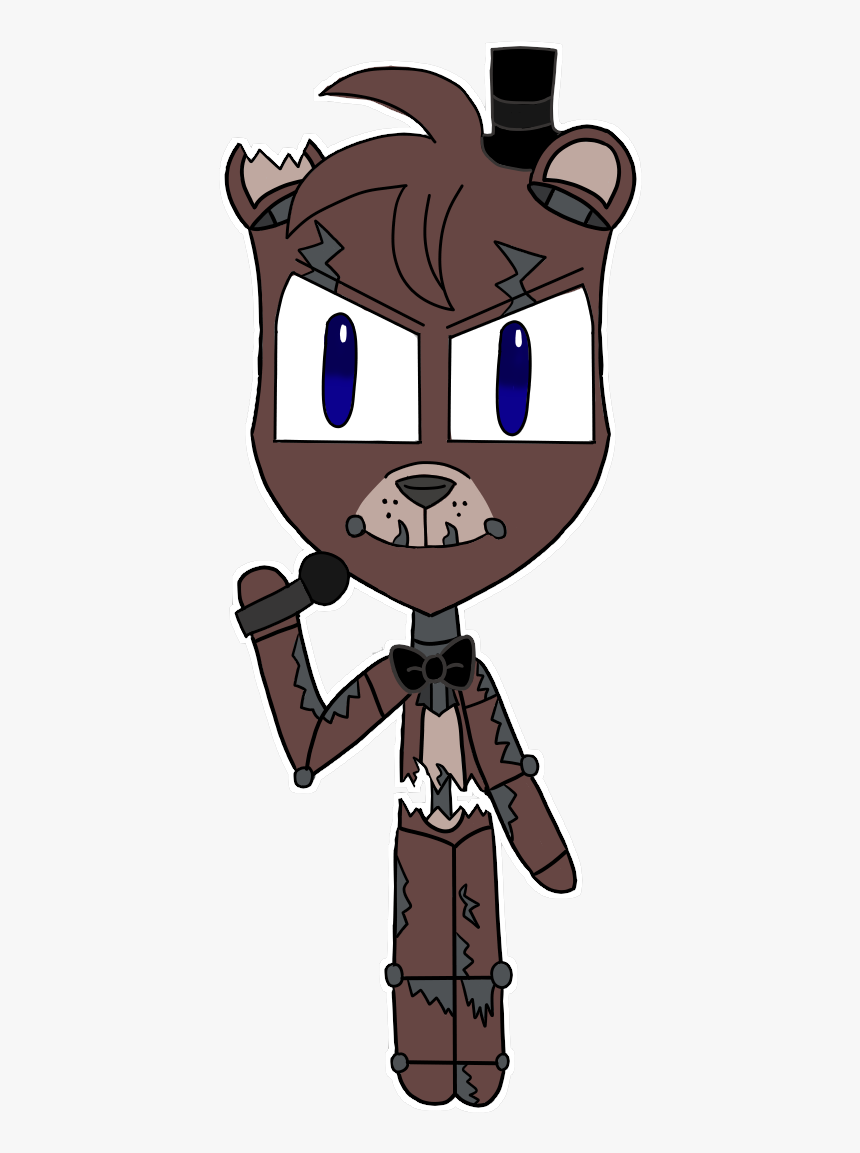 Chibi Nightmare Freddy - Cartoon, HD Png Download