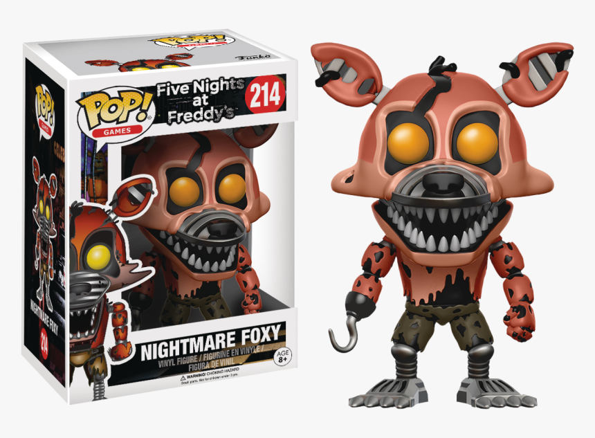 Nightmare Foxy Funko Pop, HD Png Download