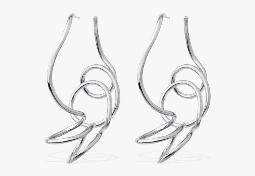 Completedworks Silver Earrings Fossil Whale 0 1 - Figure Drawing, HD Png Download