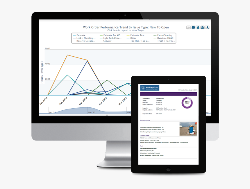 Building Engines Platform Allows Cre Owners & Managers - Building Engines Work Order Page, HD Png Download